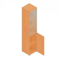 Шкаф для документов узкий с тонированными стеклами Р.П-2СТ Дуб Кронберг