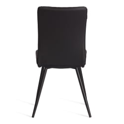 Стул обеденный Monte Carlo TREND, экокожа, черная, 49х51х93 см