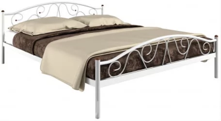 Кровать Ангелина Plus 1600х1900 Белая