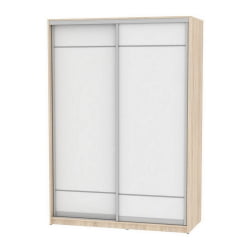 Шкаф-купе B-220х160х60-1(ДСС-Белый-D7D7)