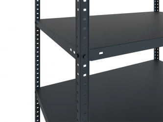 Стеллаж МС 200/100кс40/5 Блаcк / MS 200/100x40/5 Black