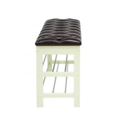 Банкетка Грейс Молочный дуб Кофе