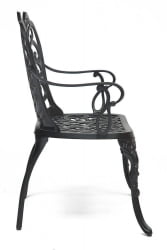 Скамья Secret De Maison Symphonie сплав металла/алюминий, 95х56х92см, черный