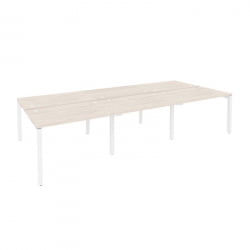 Рабочая станция на П-образном м/к ONIX O.MP-D.RS-6.2.8 Денвер Светлый/Белый