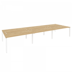 Рабочая станция на П-образном м/к ONIX O.MP-D.RS-6.4.8 Тиквуд Светлый/Белый
