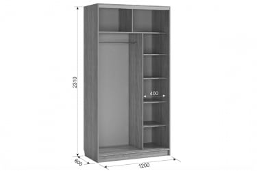 Шкаф-купе Рио 7-600 07 SK-04R18 дуб сонома