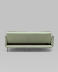 Диван прямой Кассель велюр Светло-салатовый