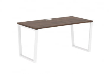 Стол письменный ЕДИС ЕВСТ 1580 Дуб Денвер темный Белый / EDIS EVST