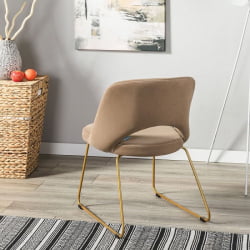 Кресло Ларс Диаг беиге/Линк золото / Lars Diag beige/Линк