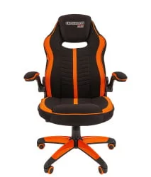 Кресло геймерское CHAIRMAN GAME 19 Оранжевый-черный