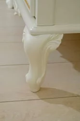 Комод высокий с 6 ящиками Луиза ЛД 665.085.000 Алебастр