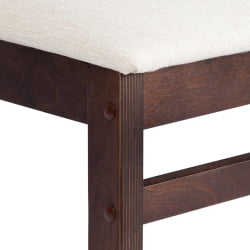 Стул SWEDEN Многослойная фанера, 41*40*99 см, Cappuchino, ткань бежевая (81/10) разобранный