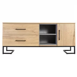 ТВ тумба Loft (ТВ) Дуб натур/Бетон