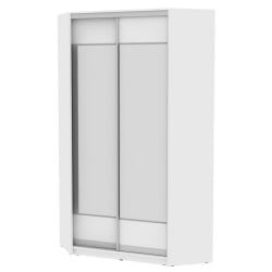 Шкаф-купе Белла(H10)2200х1153х1153(Белый-D8D8)