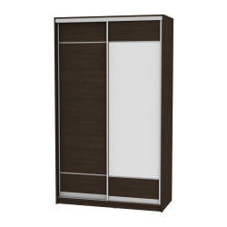 Шкаф-купе B-220х135х60-1(Венге-D7D8)