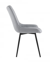 Стул Дарвин велюр Серый