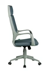 Кресло оператора Riva Chair 8989 (серый пластик) Серый