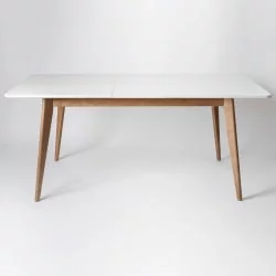 Стол обеденный Пегас Плус 160кс95 Эмаль белая / Plus 160x95