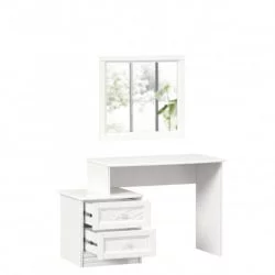 Столик туалетный Джулия с зеркалом Белый