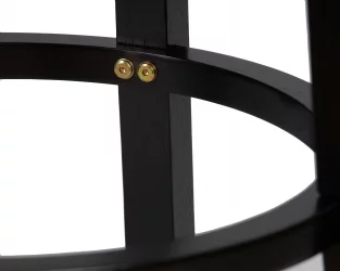 Круглый барный табурет ДОБРИН БОБ БАР Черный / DOBRIN BOB BAR