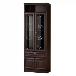 Шкаф для посуды Инна 612 Денвер темный