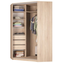 Шкаф-купе ЙА-230х1400-568-2(Венге-ДМ-Д2Д2) / YA-230х1400-568-2(Венге-ДМ-D2D2)