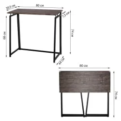 Компьютерный стол BRABIX LOFT CD-001 Мореный дуб