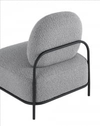 Кресло Стоун new ткань букле серый