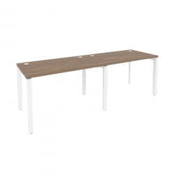 Рабочая станция на П-образном м/к ONIX O.MP-RS-2.2.7 Дуб Аризона/Белый