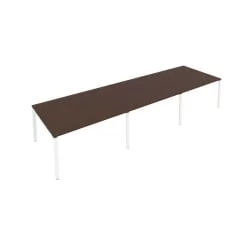 Переговорный стол (3 столешницы) Metal System Б.ПРГ-3.3 Венге/Белый