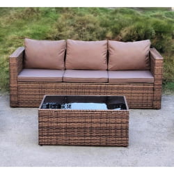 Комплект плетеной мебели АФМ-302АЛ Бровн / AFM-302AL Brown
