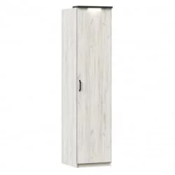 Шкаф одностворчатый Техно ЛД 678.151.000.010 Дуб Крафт белый