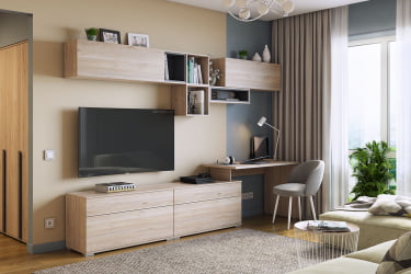 Полка в гостиную 46 UL.46-M графит