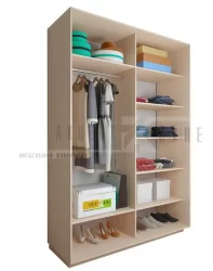 Шкаф-купе 2-х дверный Акцент-Сим ДЗ 1000х600 Выбеленное дерево