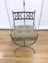 Кресло Виконт кованое цвет шоколад