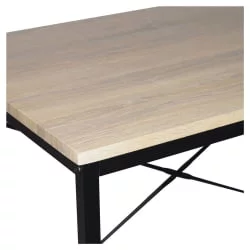 Стол на металлокаркасе BRABIX LOFT CD-005 Дуб натуральный