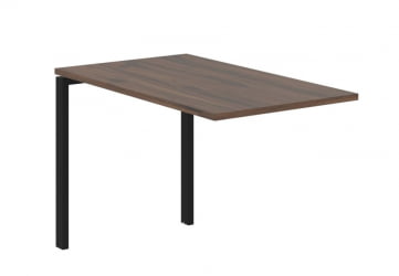 Брифинг-приставка ЕДИС ЕУБ 1167 Дуб Денвер темный Черный / EDIS EUB