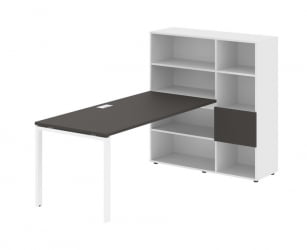 Рабочая станция EDIS EURST 1217 Мокко Белый Белый