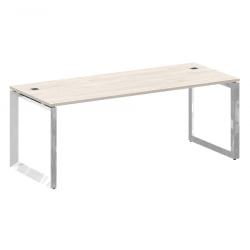 Стол рабочий руководителя на О-образном м/к ONIX DIRECT LUX M-O.MO-SRR-6.8 Денвер светлый