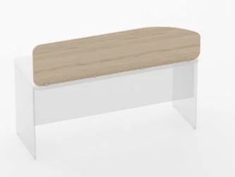 Экран разделительный Glassy 5.12.16 Бук светлый