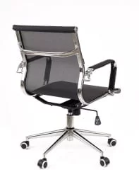 Кресло для персонала Opera LB T сетка Черный