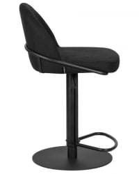 Стул барный ДОБРИН ОЛИВЕР (черная ткань (СЛР-10)) 2 шт / DOBRIN OLIVER (SLR-10))