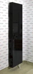 Поворотный шкаф в черном стекле Drive SP Черный