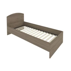 Кровать с ортопедическим основанием и изголовьем LIGHT С-КИ-90 Вяз Благородный