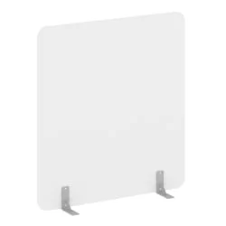 Перегородки на металлических опорах на фетровых подпятниках R-line DP.F-140-150 Белый Бриллиант