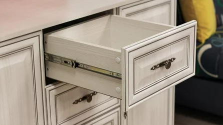 Комод в гостиную Габриэлла 06.65 Вудлайн кремовый Аруша венге