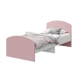 Кровать детская Лило, ясень анкор светлый/пепельная роза