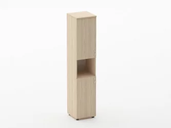 Шкаф высокий закрытый с нишей Twin 16.16.15Л Туя