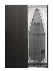 Шкаф-купе коричневый Iron Slim Eco (левый, купе) Венге