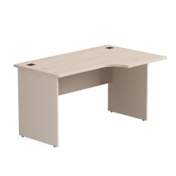 Стол эргономичный с опорами ЛДСП Everprof EVO 254S113 (правый) Дуб Соната Кашемир